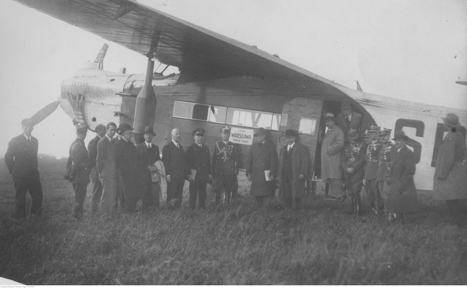 Fokker VII 1m na Lotnisku Mokotowskim