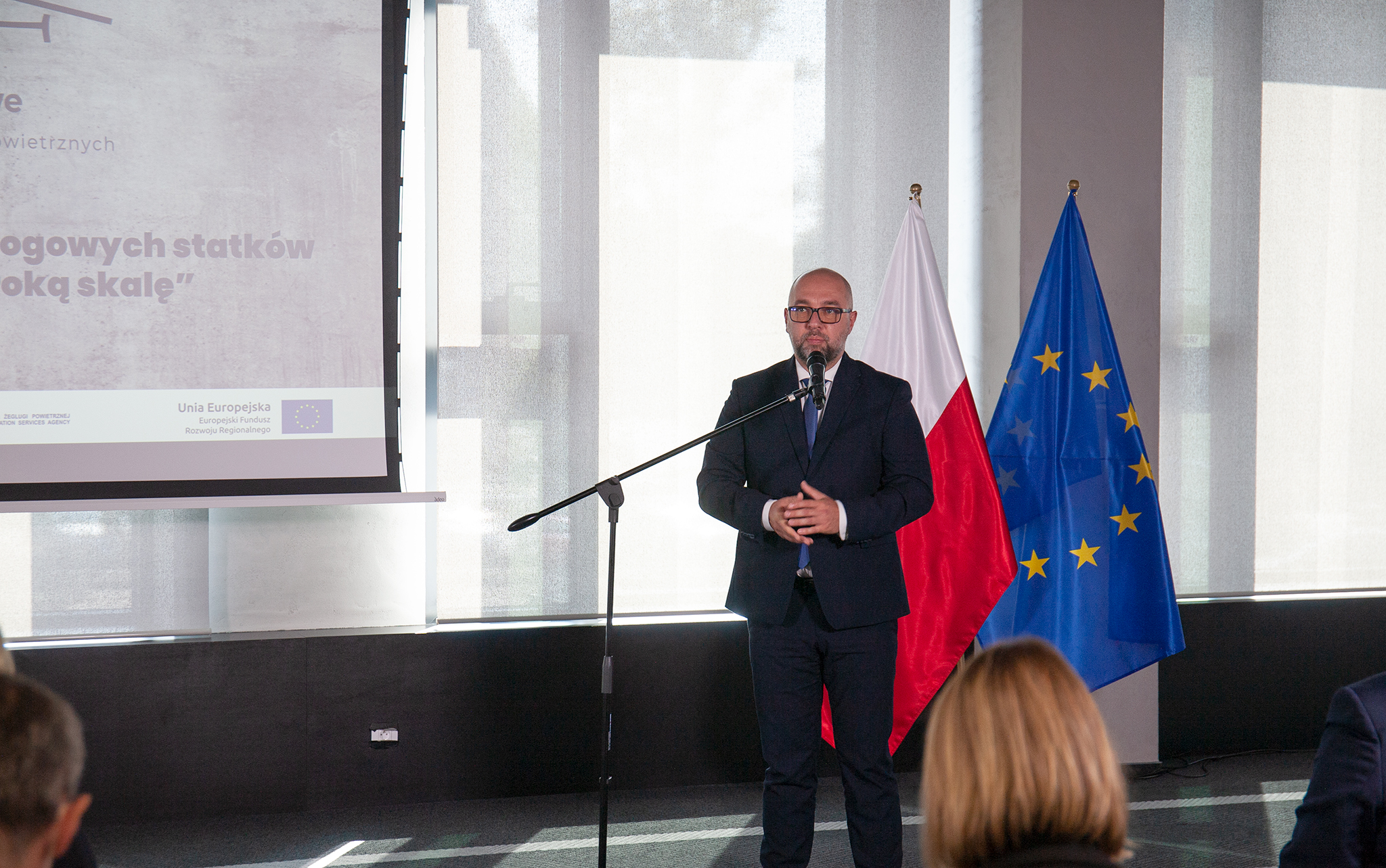 Prezes PAŻP Janusz Janiszewski podczas konferencji inaugurującej konkurs