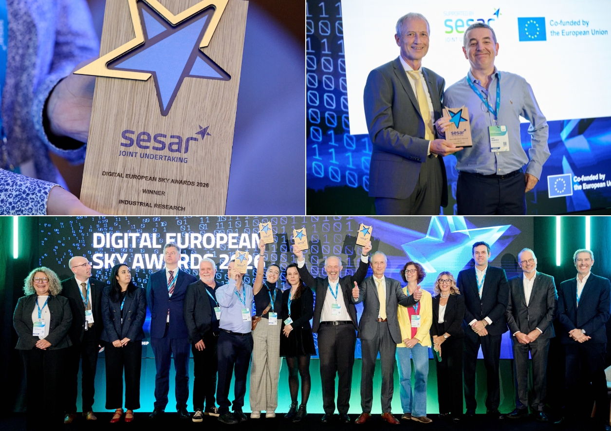 Projekt SESAR ATC-TBO nagrodzony w konkursie 2026 Digital European Sky Awards